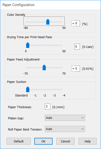 A nyomtató-illesztőprogram használata (Windows) B Válassza ki a Media Type (Hordozótípus) pontot, majd kattintson a Paper Configuration (Papír konfiguráció) elemre.