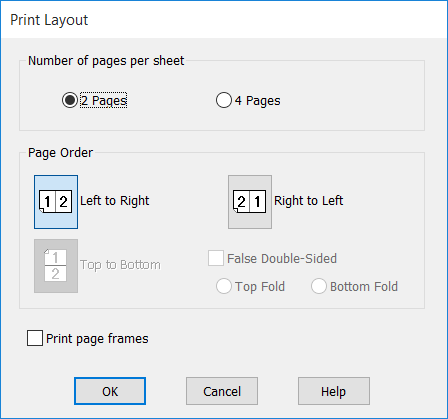 Nyomtatási lehetőségek Több oldalas nyomtatás Egyetlen papírlapra több oldalnyi dokumentumot is nyomtathat. Ha A4 méretű adatokat nyomtat a funkcióval, akkor a lentebb látható eredményt kapja.