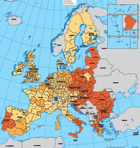 Jogosultság 2014-2020 - Legkevésbé fejlett régiók (75%