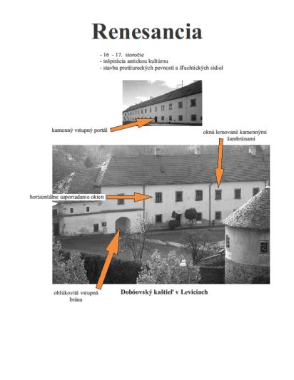 Zábery sú zámerne zvolené tak, aby vynikla horizontalita stavby, zvýraznená radmi rovnakých okien na oboch podlažiach kaštieľa.