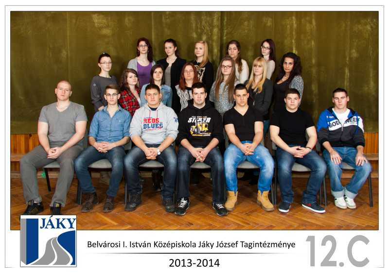 Osztályfőnök: Harkai Tünde Andrássi Dorina, Baki Vivien Krisztina, Balla Dániel Botond, Erdősi Zoltán, Glaszhütter Laura, Gódány Alexandra, Hahn-Kakas Dorottya, Halász Dóra, Kálmán Mihály, Katona
