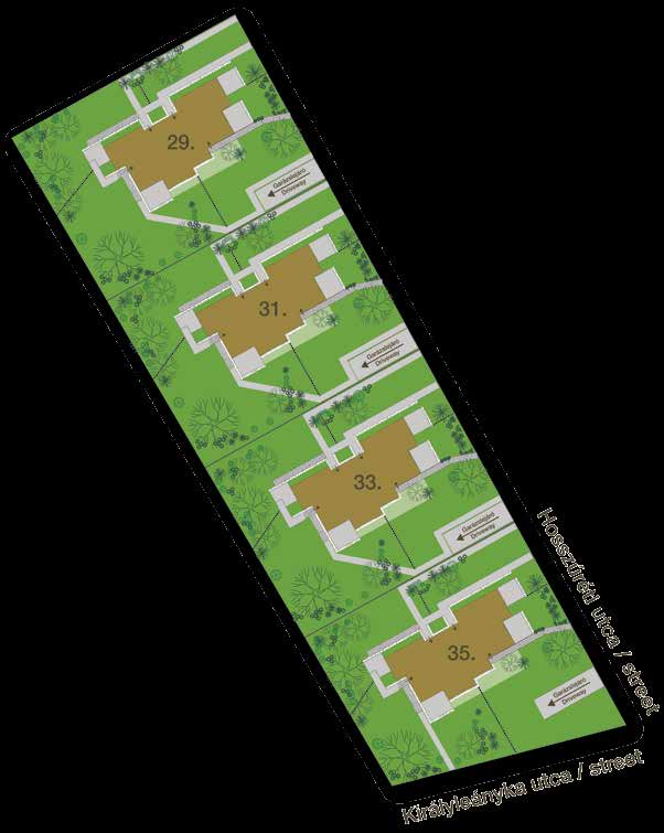 ÉPÜLETEINK ELHELYEZKEDÉSE, kialakítása Position and elevation of the buildings A számtalan látványossággal és nevezetességgel büszkélkedő Budapestnek a belvároshoz közeli újbudai Madárhegy