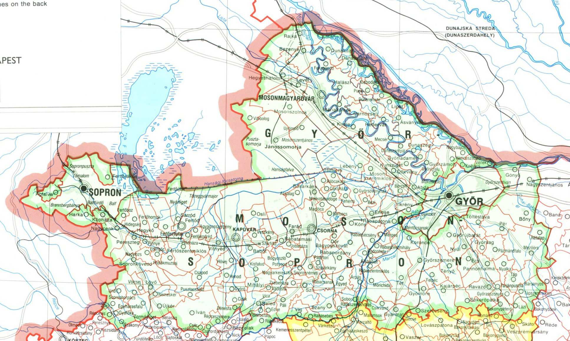 Győrújbarát Településfejlesztési Koncepciója/ előzetes tájékoztatási szakasz 3 Helyzetelemzés Településhálózati összefüggések, a település helye a településhálózatban, térségi kapcsolatok Győrtől