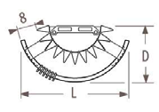 D=55,0 cm L=67,2 cm D=32,9 cm L=53,2 cm D=25,9 cm L=80,0 cm