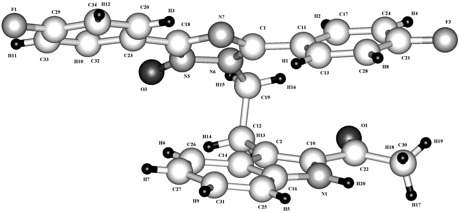 380 Letters in rganic Chemistry, 2010, Vol. 7, o. 5 Milen et al. Fig. (2). Perspective view of 10b.