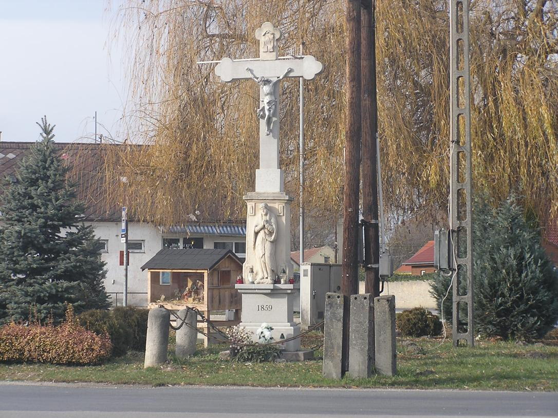 10 332 Ásvány, Rákóczi utca, Egres Helyi védettségre javasolt utca kereszteződése Szűz Mária szobor és