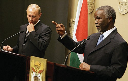 afruca Az orosz medve Afrikában 7 Putyin és Mbeki 2006-ban (forrás: http://eng.kremlin.ru/events/photos/2006/09/05_110689.