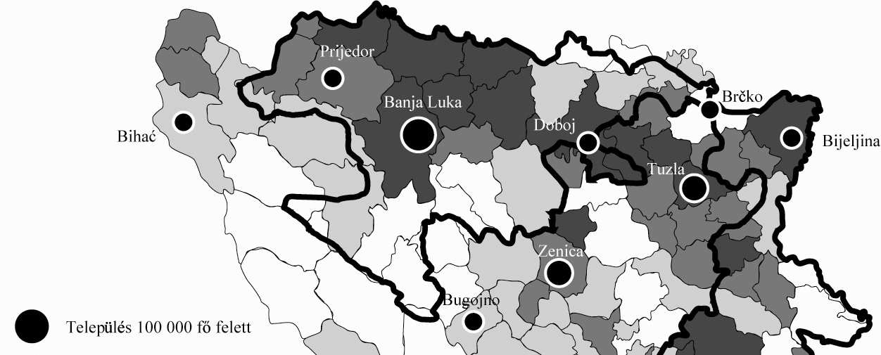 államrészből (entitás) álló Boszniában egyébként is minden normális esetben állami intézménynek számító hivatalból minimum három van.