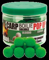 16 HCBSOP40-BS Haldorádó Carp Boilie Soluble Pop Up - Black Fekete Squid Tintahal 40 g / 16 HCBSOP40-GP Haldorádó