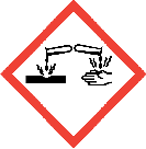 H314 - Súlyos égési sérülést és szemkárosodást okoz. Figyelmeztetés: VESZÉLY Óvintézkedésre vonatkozó mondatok: P280 Védőkesztyű / védőruha / szemvédő / arcvédő használata kötelező.