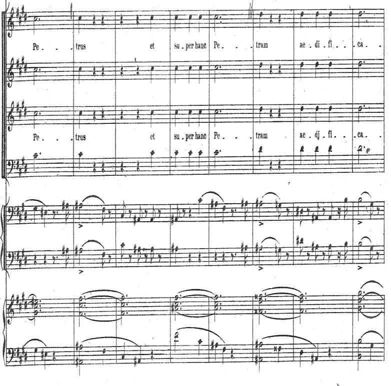 János szabad recitativójára az egy ütemnyi 3/4 - es zenekari harmóniák csak gyengéden pulzálnak. A 223.