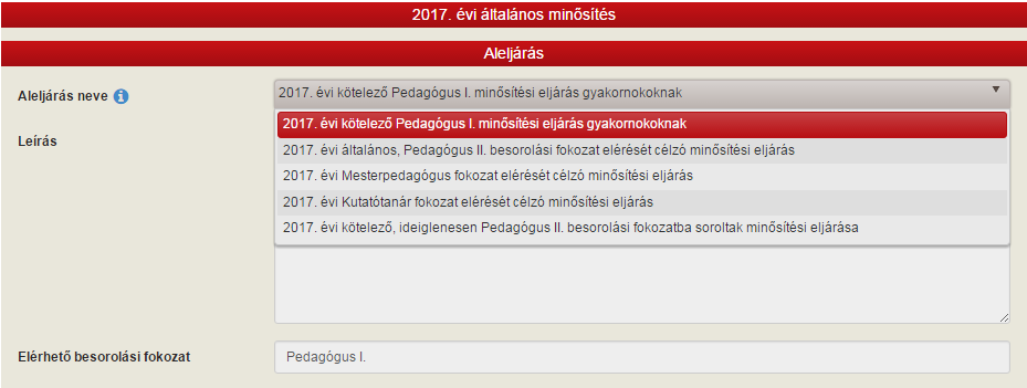 1.4 Résztvevők adminisztrálása 1.4.1 Jelentkeztetés Aleljárás keresés A résztvevők adminisztrálásának oldalán a kiválasztott aleljárás legfontosabb adatai láthatók.