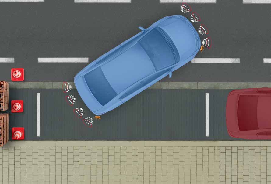 Parkolássegítő rendszer Habár az új Priusszal rendkívül könnyű a parkolás, mégis praktikusnak fogja találni a