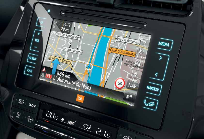 Toyota Touch 2 bővítések Egyszerű, könnyen használható és felhasználóbarát. A Toyota Touch 2 multimédiás rendszer érintőképernyőjéről vezérelheti az információs és szórakoztatófunkciókat.