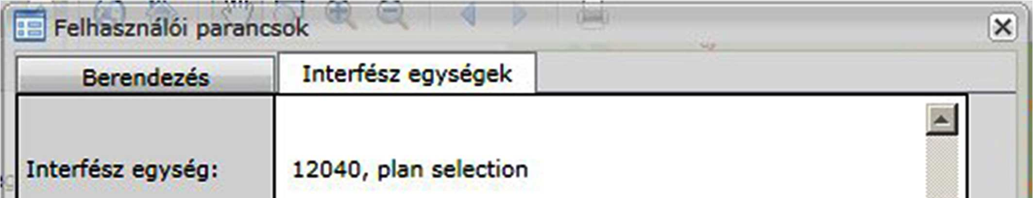 8. ábra: interfész fül Ez esetben a fenti ablakot láthatjuk.