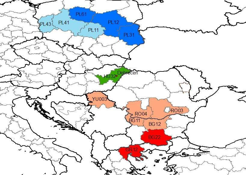 1. táblázat A λ változó beállítási lehetőségei különböző növényeknél λ Növények 1 0,75 0,5 0,25 0 Őszi búza X X X Őszi árpa X X Tavaszi árpa X X X Rozs X X X Kukorica X X X Cukorrépa X X X Napraforgó