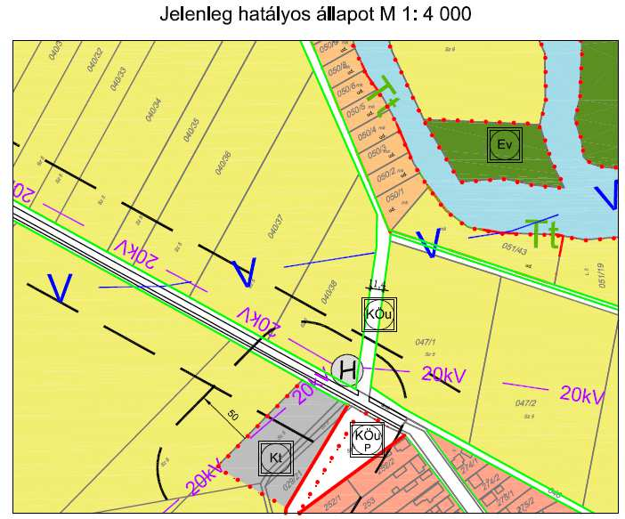 Dunakiliti településrendezési eszközök módosítása (Msz.: 16016) 13 A képviselő-testület a kérelmet az alábbi feltételekkel támogatta: A HÉSZ 29.