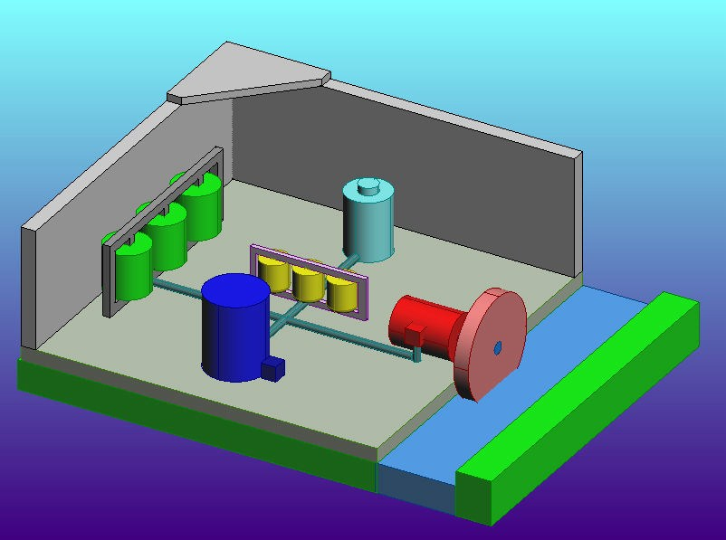 Artistic View of the All Superconducting Mini/micro