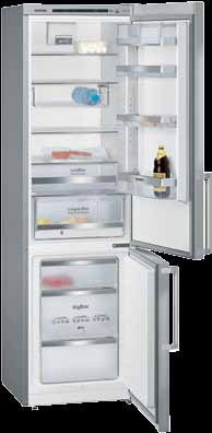 A+++ és A++ hűtő / fagyasztó kombinációk ÚJ A+++ ÚJ A+++ ÚJ Ujjlenyomatmentes Kombinált hűtő / fagyasztók KG 39EAI40 nemesacél takarékosság és teljesítmény Komfort és biztonság Hűtőtér Fagyasztótér