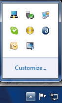 3. A monitor kezelése A DisplayLink ikon alkalmazás Lehetősége van, hogy konfigurálja a DisplayLink USB grafika viselkedését a DisplayLink ikon alkalmazáson keresztül, ami a feladatsoron érhető el,
