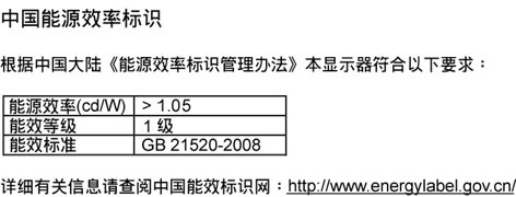 5. Szabályozási információk China RoHS The People's Republic of China released a regulation called "Management Methods for Controlling Pollution by Electronic Information Products" or commonly