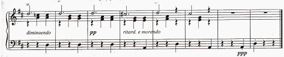 3. kottapélda: Robert Schumann: Papillons op. 2 4. kottapélda: Clara Schumann: Caprices en forme de Valse pour le Piano op. 2 Nr.