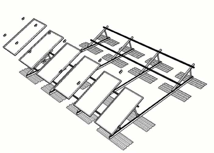 CompactVario with SolRack Mounting Instruction EN CompactVario with SolRack Mounting Instruction End clamp Upper support component Middle clamp Module bearing rail Fitting kit Continuous beam