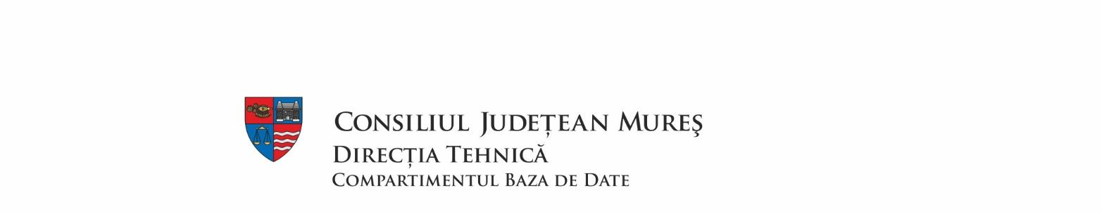 CÍMER CONSILIULUI JUDEŢEAN MUREŞ [MAROS MEGYEI TANÁCS] ADATBÁZIS RÉSZLEG 15616/2016.08.18. IXD/5 Iratcsomó INDOKLÁS A Consiliul Judeţean Mureş [Maros Megyei Tanács] 66/2016.04.