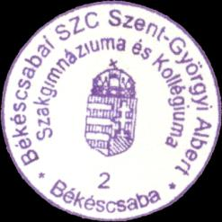 esetekben Őrzési hely: a tagintézmény titkársága (2 db), a telephely titkársága (1 db), a