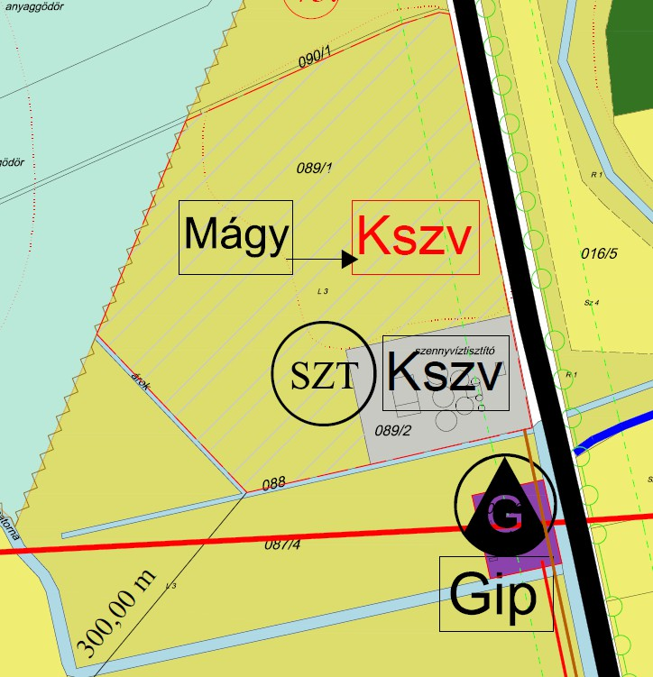 kijelölése. 4. Zöldfelületi és erdőterületi fejlesztés A Pest megyei Területrendezési Terv megállapításaihoz való igazodási kötelezettség miatt.