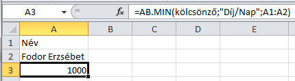 11. ábra Fodor Erzsébet kölcsönzésének adatai {á:m2e5a11.png} Hányszor vettek ki A vagy B kategóriás filmet májusban? 12. ábra A vagy B kategóriás filmek kölcsönzése {á:m2e5a12.