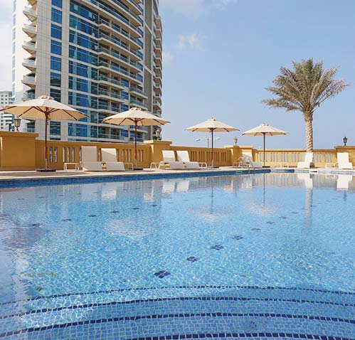 Arab Emirátusok Hawthorn Suites by Wyndham Hotel Dubai tengerpart közeli Az utasaink körében kedvelt hotel a nemzetközi repülôtértôl kb.