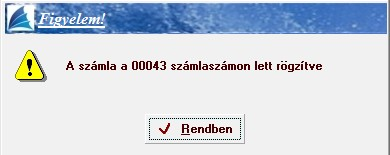 Első feladat, hogy kiválasszuk azt az előkészítést, amelyből számlát szeretnénk készíteni.