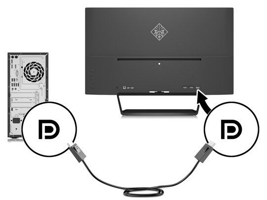 A kábelek csatlakoztatása MEGJEGYZÉS: a monitorral. A monitor szállítja a választó kábelekkel. Nem minden, ebben a részben látható kábelt adnak 1.