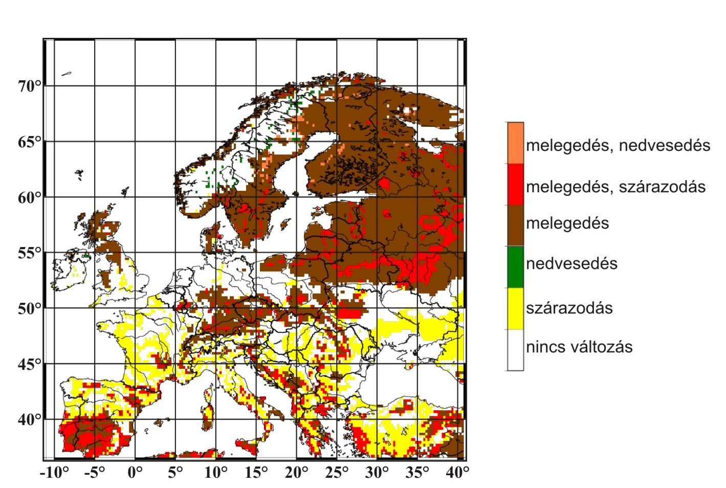 jelentős méreteket ölt. További melegedés érintette nagyobb területek a Brit-szigetek északnyugati területei, illetve a mediterrán térség egyes részei. 18.