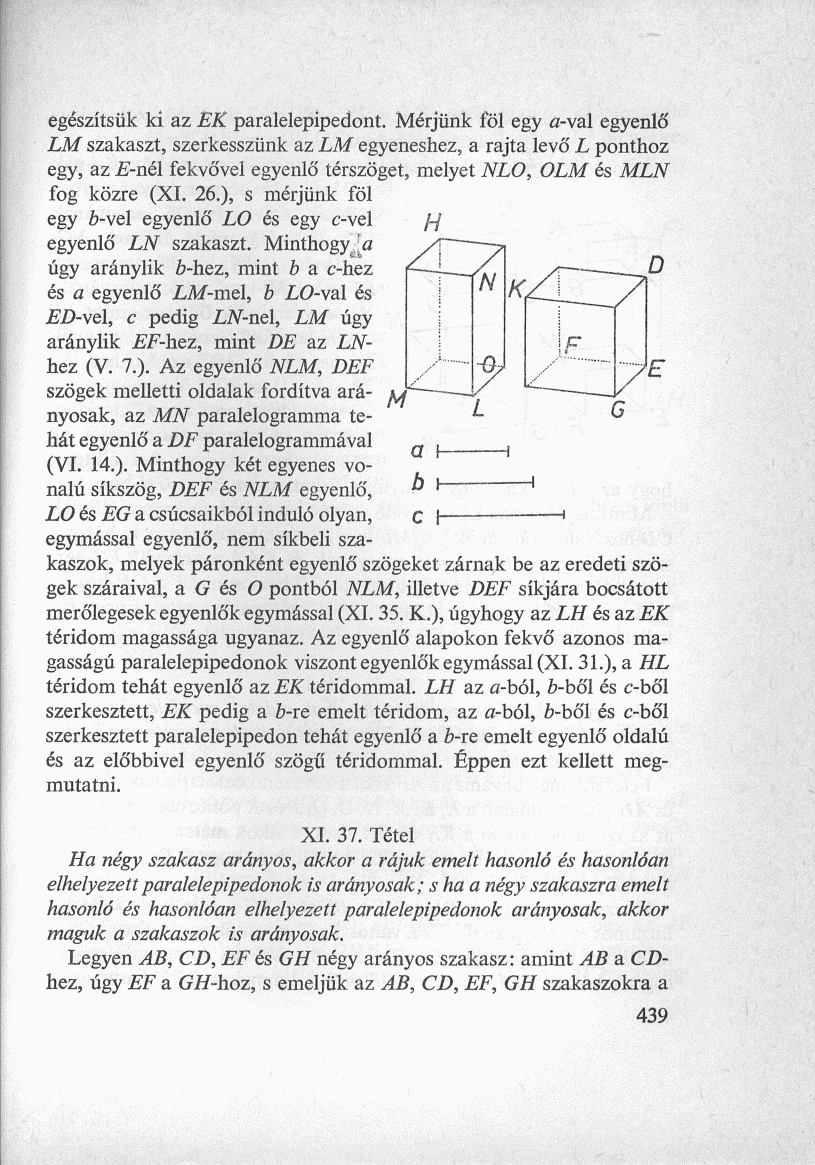 egészítsük ki az EK paralelepipedont.