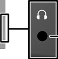 4 Audio (Hang) A hangszórókat csatlakoztatja a monitorhoz.