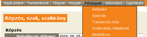 eredményeket a Neptun-rendszerben rögzíteni. A közlés a hallgatói információs rendszerbe történő felvitellel történik.