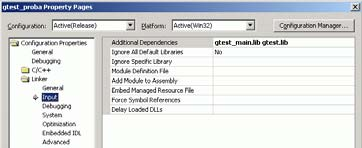 származtatni. Minden teszt eset előtt létrejön Utána pedig megszűnik Setup() TearDown() TEST helyett TEST_F makró C++ programozási nyelv BME-IIT Sz.I. 2011.05.03.