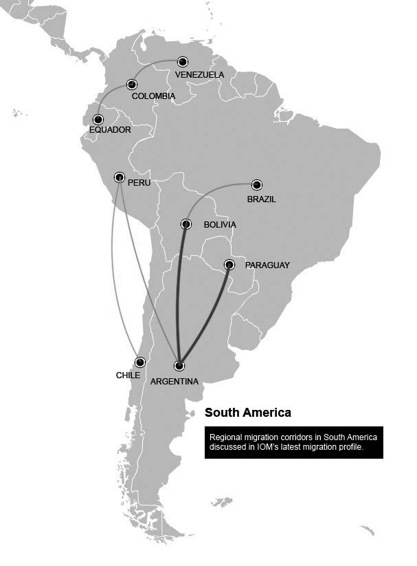 Act Sci Soc 45 (2015): 161 174 169 Dél-Amerika belső migrációs folyamatai A dél-amerikai kontinensen az elmúlt évtizedben bizonyos változásokat észlelt a népességmozgásokban a Nemzetközi Migrációs