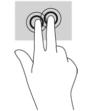 A kicsinyítéshez helyezze két ujját egymástól távolabb a képernyőn, majd közelítse őket egymáshoz.