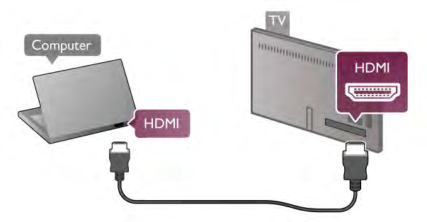 csatlakoztatásához, illetve audio L/R kábelt a VGA audiojelnek a TV-készülék hátoldalán található AUDIO IN - VGA/DVI csatlakozóhoz történ! csatlakoztatásához.