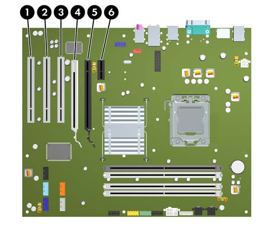 A bővítőkártyák behelyezése és eltávolítása A számítógépben három szabványos, teljes magasságú PCI bővítőhely, egy PCI Express x1 bővítőhely, egy PCI Express x16 bővítőhely és egy x4 bővítőhellyé