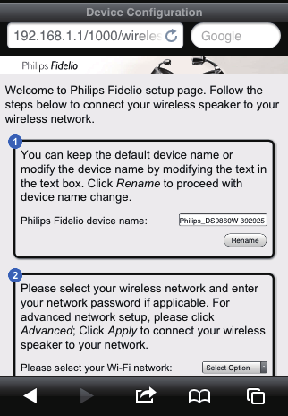 A DS9830W készülék belső Wi-Fi beállításainak konfigurálása A DS9830W készülék konfigurációs weboldalán konfigurálhatja a DS9830W készülék belső Wi-Fi beállításait, amelyek alapján a DS9830W készülék