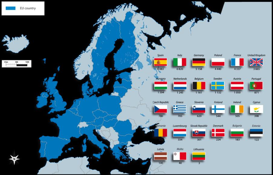 Aláírt hitelek az EU tagországokban 2012-ben (m EUR) 13/12/2013 11 Largest Supranational Lender