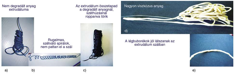 gélpermeációs kromatográffal meghatározott molekulatömeg-eloszlás görbéb"l származó átlagos molekulatömeg közötti öszszefüggés áll (7. ábra).