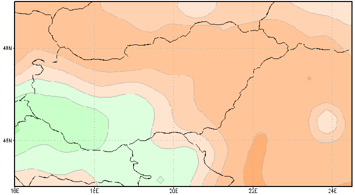 6,0 C PRECIS (25 km) Ősz: 3,9