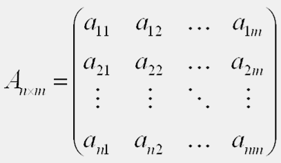 Határozzuk meg az alábbi determináns értékét: Mátrixok Mátrixnak nevezünk n m darab téglalap alakban elrendezet valós számot.