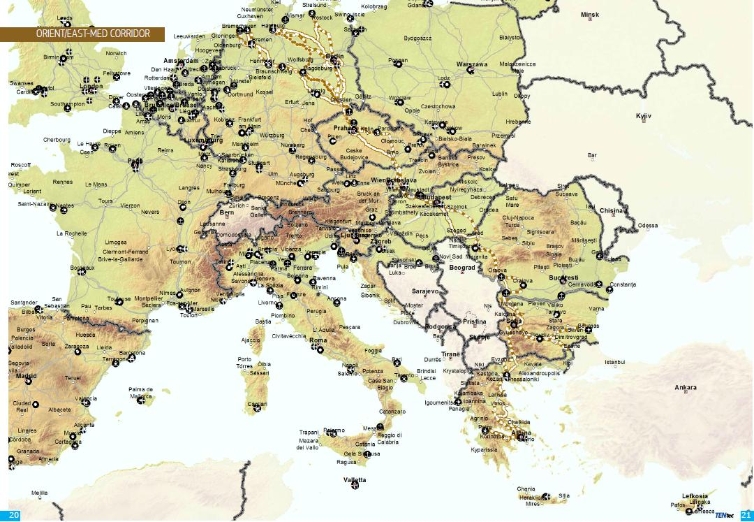 Orient / Kelet-Mediterrán folyosó