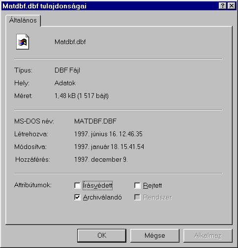 Windows 98 : www.pszfsalgo.hu, : radigyorgy@gmail.com, : 30/644-5111 Programfájlok Az EXE, COM, utolsó kiterjesztéssel rendelkezı fájlokat nevezzük programfájloknak.